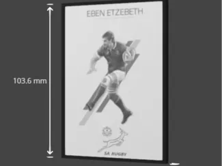 Eben Etzebeth SA Rugby Mono Lithophane NO AMS