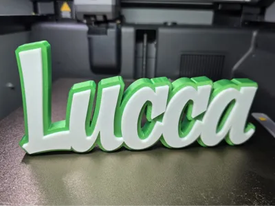 Lucca Personalized Name