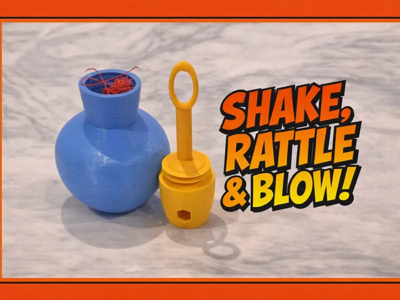 Shake, Rattle & Blow Filament Shaker Bubble Blower