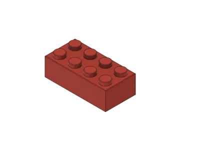2x4 brick for building
