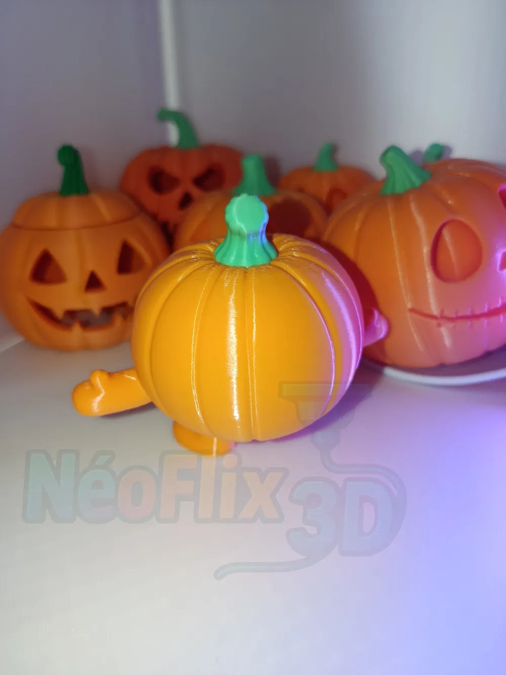 Happy Halloween Pumpkin - Free 3D Print Model - MakerWorld