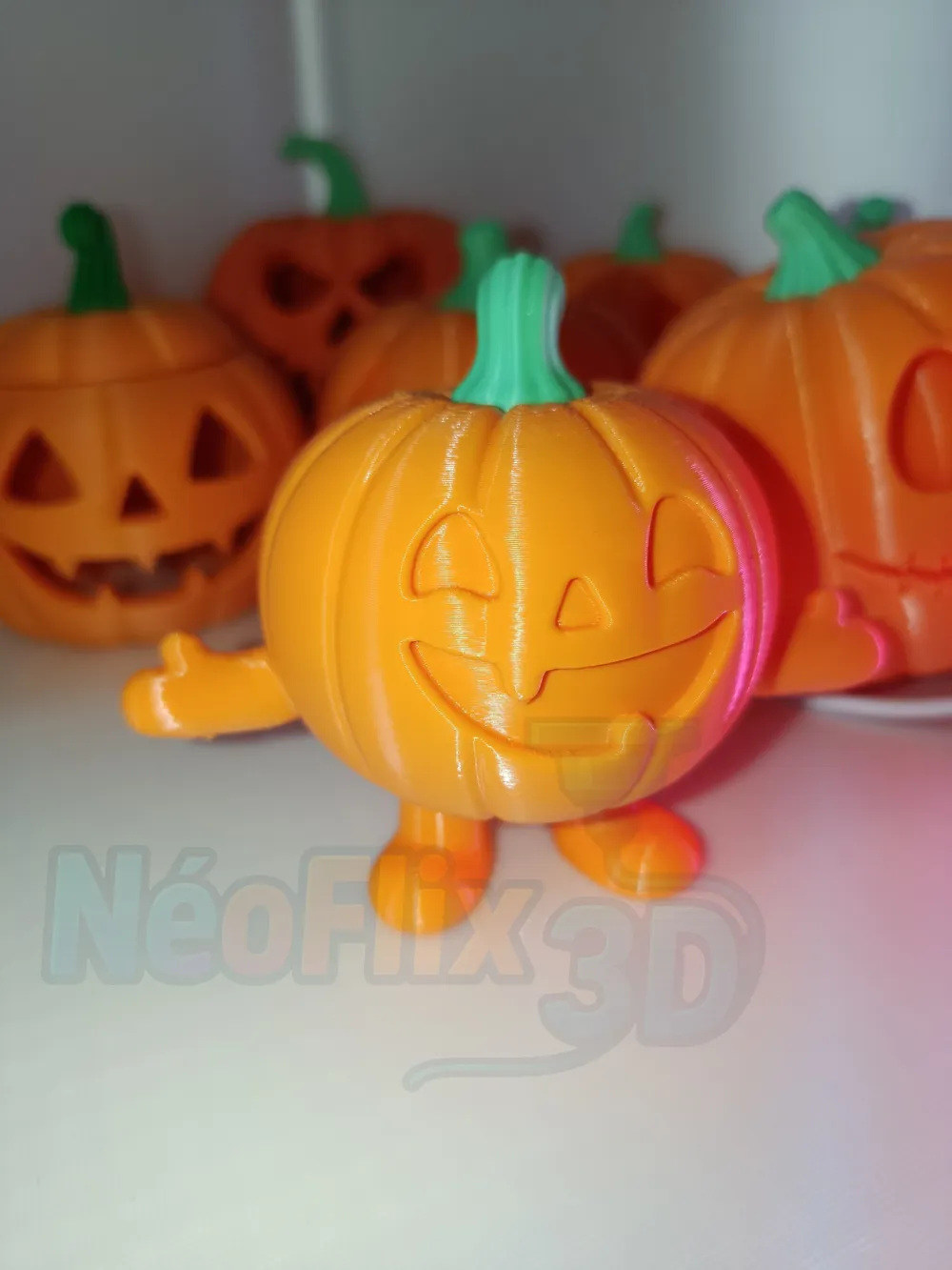 Happy Halloween Pumpkin - Free 3D Print Model - MakerWorld