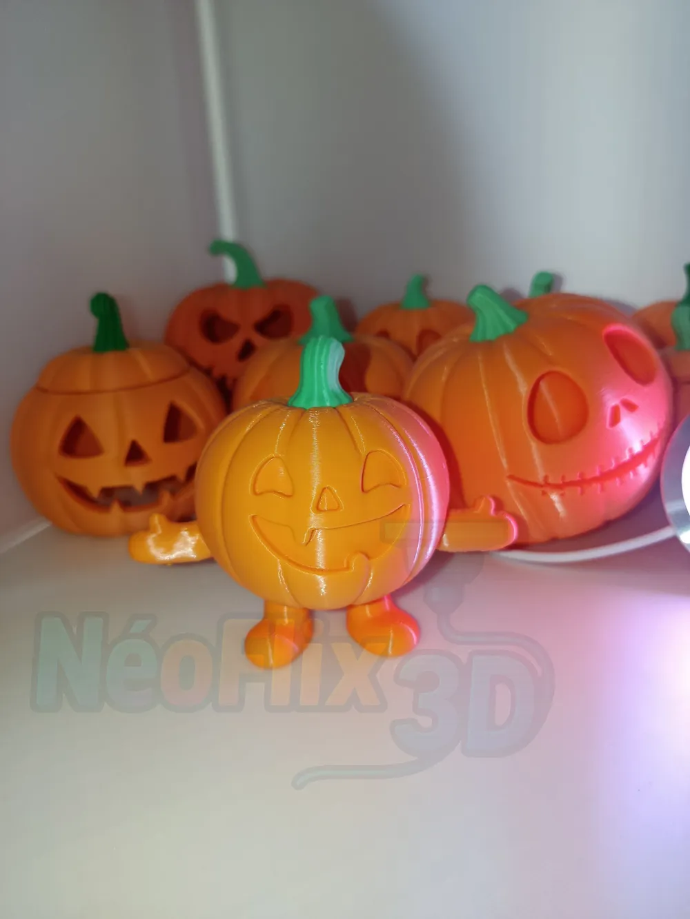 Happy Halloween Pumpkin - Free 3D Print Model - MakerWorld