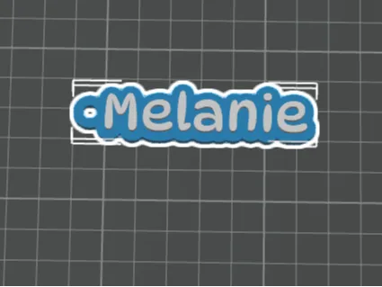 melanie keychain