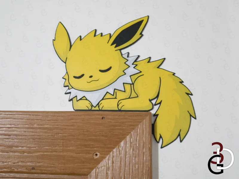Sleeping Jolteon Corner Decor