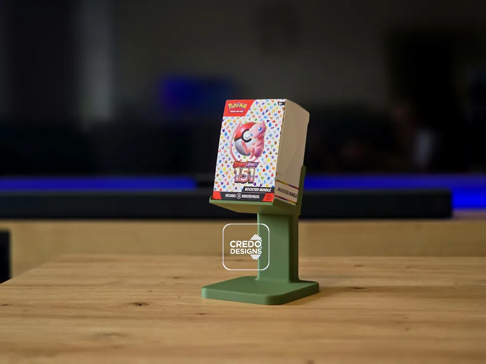 Pokémon 1/2x1 Booster Bundle Modern Display Stand by Credo Designs ...