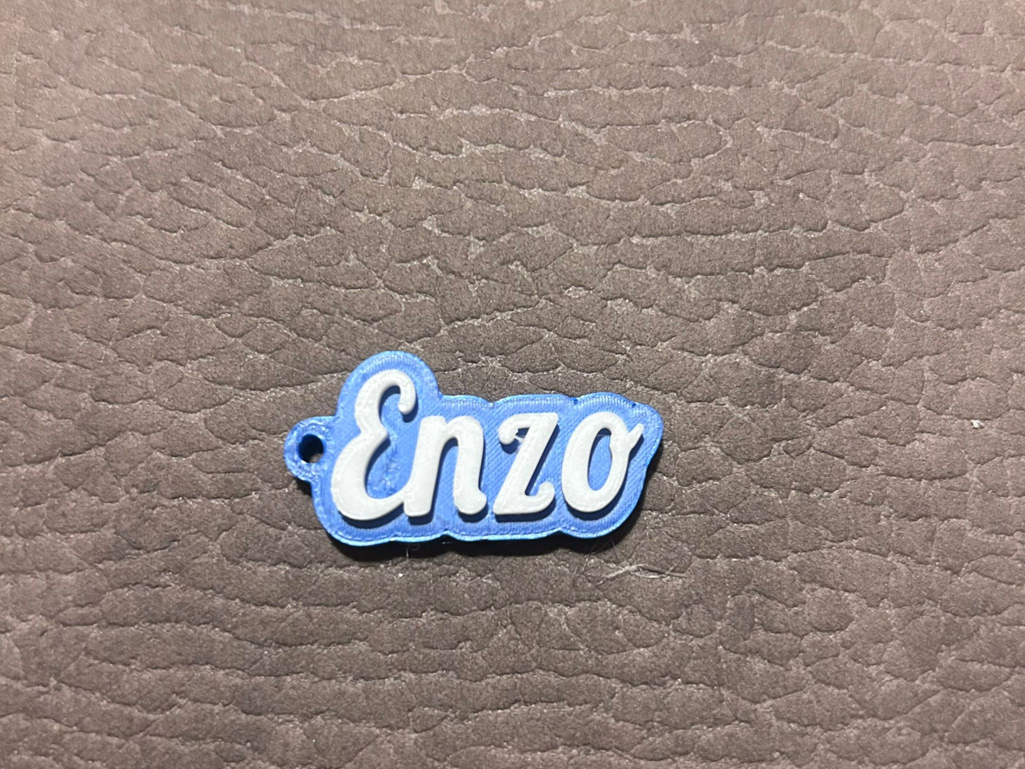 Enzo name keychain