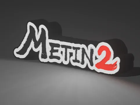Metin2 3D LED Lamp 