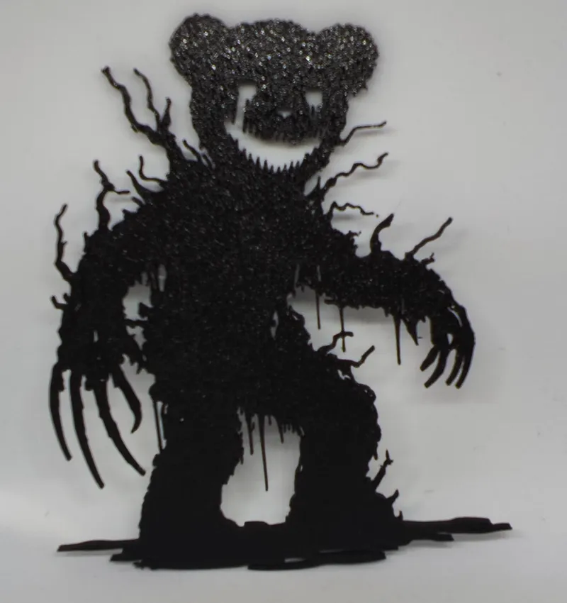 Teddy Bear Horror Wall Art