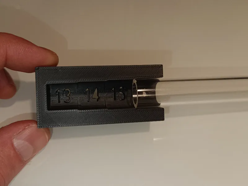 Hardtube Messleiste