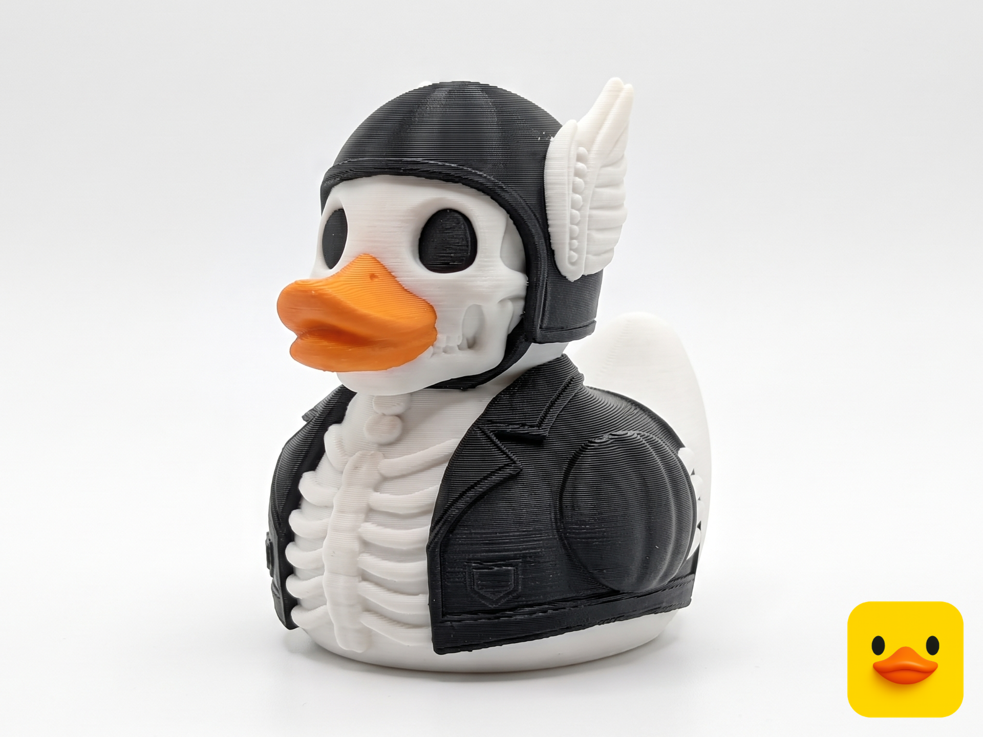 Skeleton Biker Duck 3D model