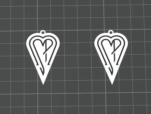 Smashing Pumpkins earrings view 2