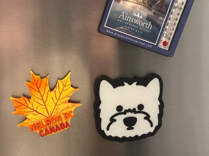 Westie Charm Fridge Magnet