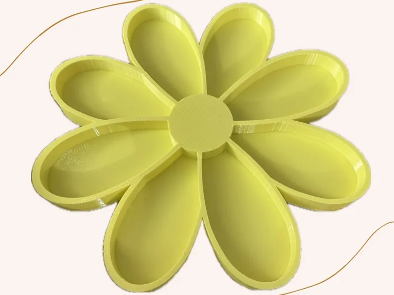 Sensory tray flower