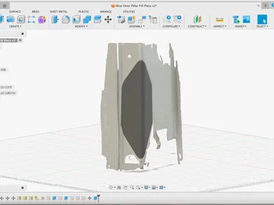 Sprinter Rear Pillar Wedge Filler