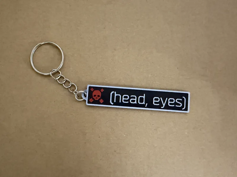 Escape from Tarkov Head eyes keyring