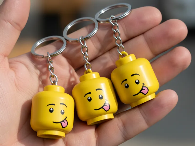 Legoo Head Keychain