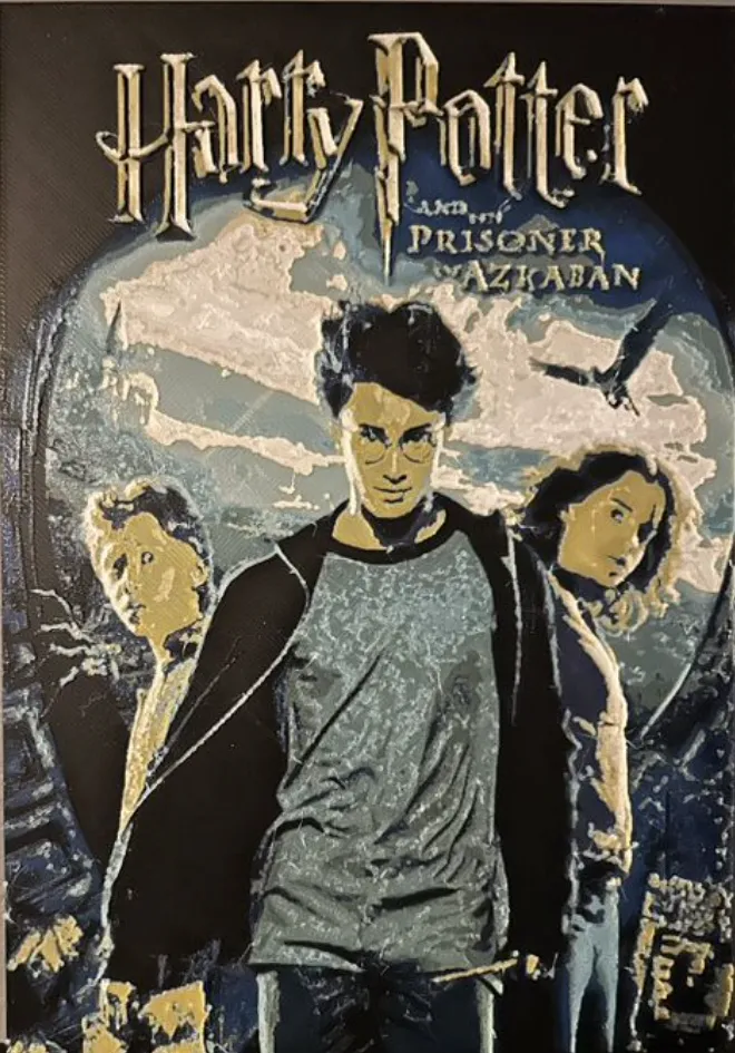 Hueforge Movie Poster -Harry Potter Prisoner Azka - Free 3D Print Model ...