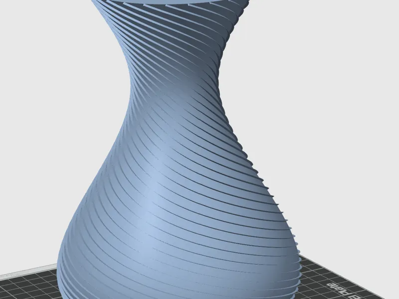 Elegant Spiral Vase