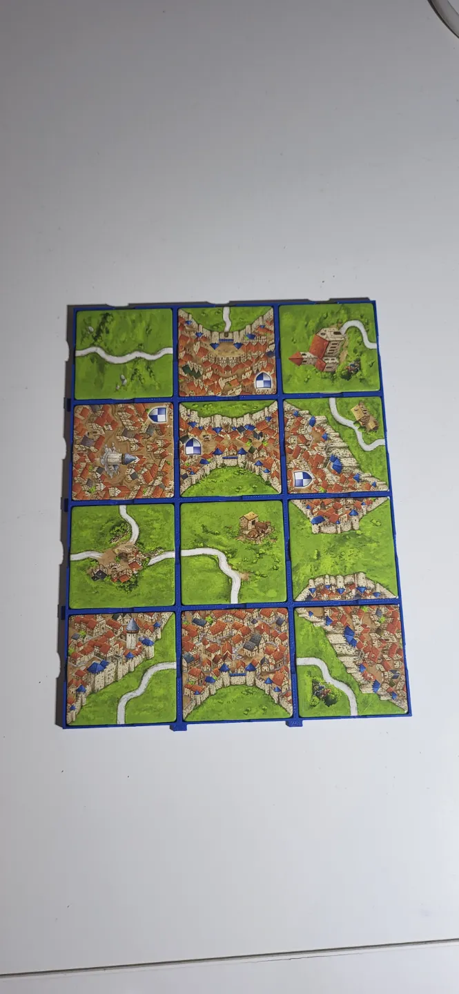 Carcassonne plate 3x4