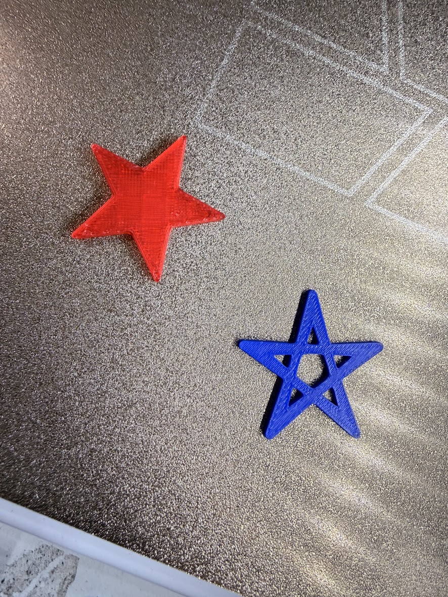 Miniatura 2 do modelo 3D Parametric Simple star .  Estrella Parametrica 