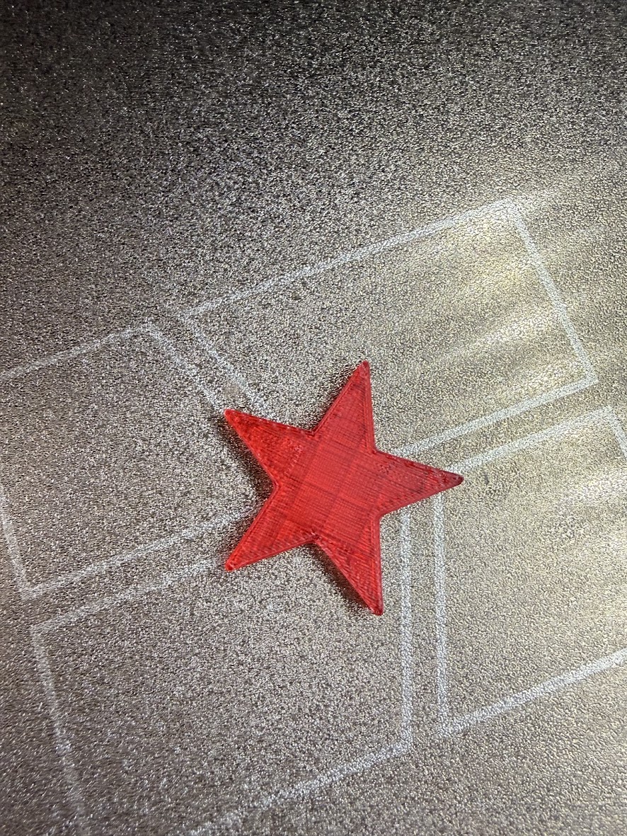 Miniatura 1 do modelo 3D Parametric Simple star .  Estrella Parametrica 