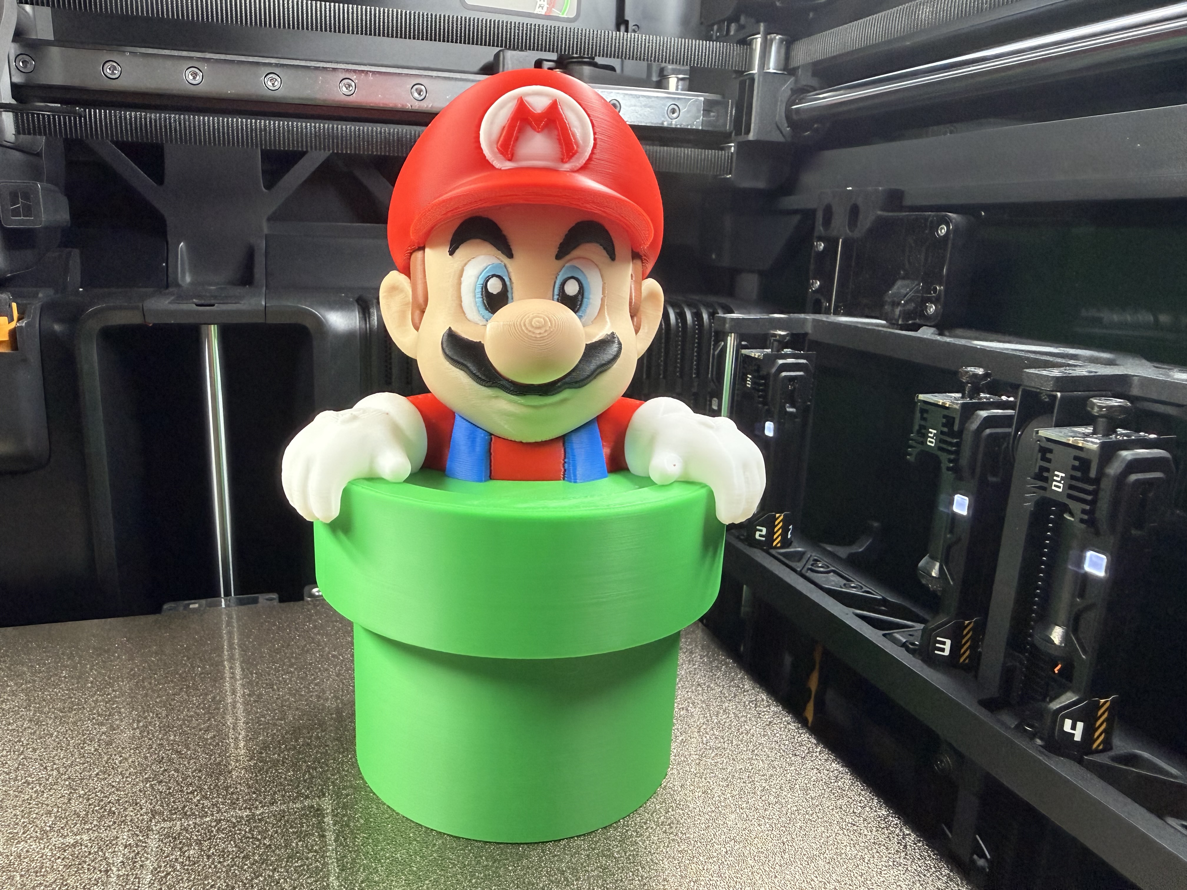 Miniatura 2 do modelo 3D Mario Bros Tuyau multipart no AMS
