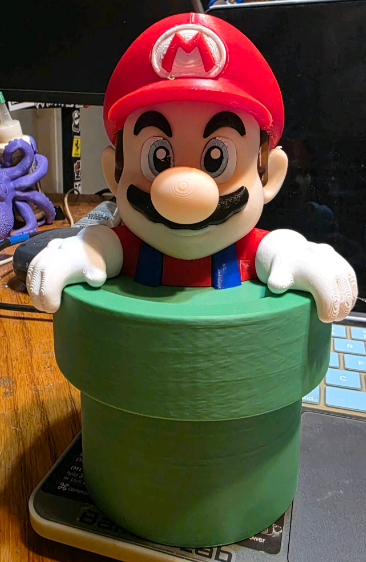 Miniatura 4 do modelo 3D Mario Bros Tuyau multipart no AMS