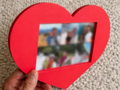Mother's Day Gift Heart for Photo Insertion