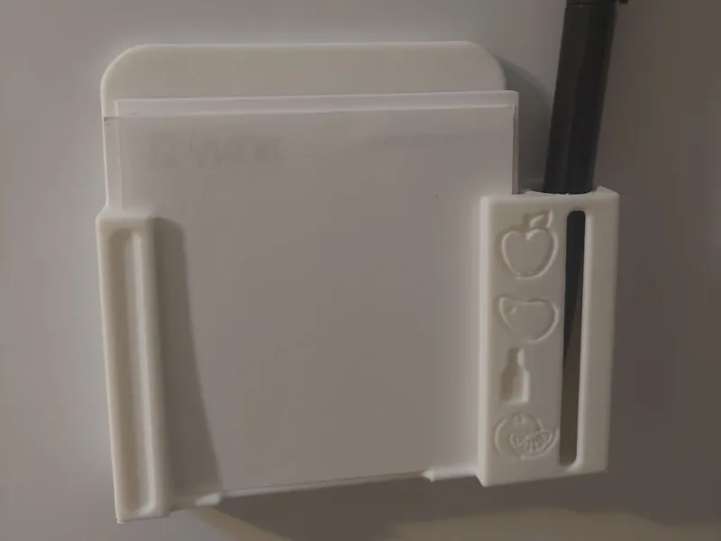 Magnetic Fridge Post it Holder with pen