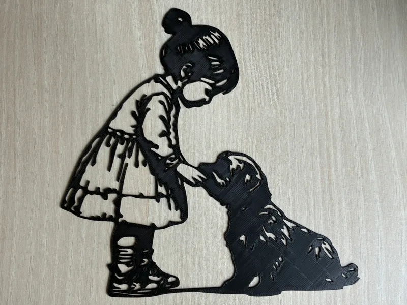 A Girl and a Dog