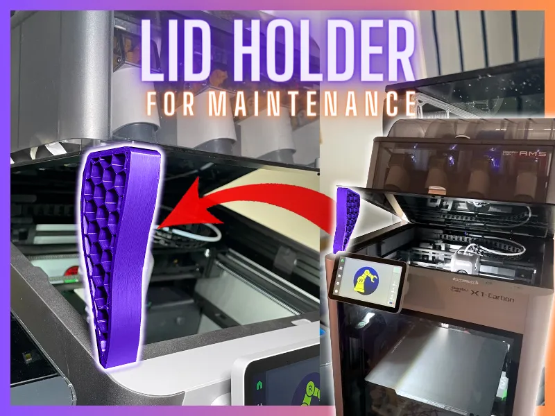 Glass Lid Holder Stick For Maintanence With AMS