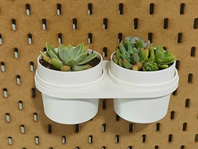Pegboard Succulent Planter
