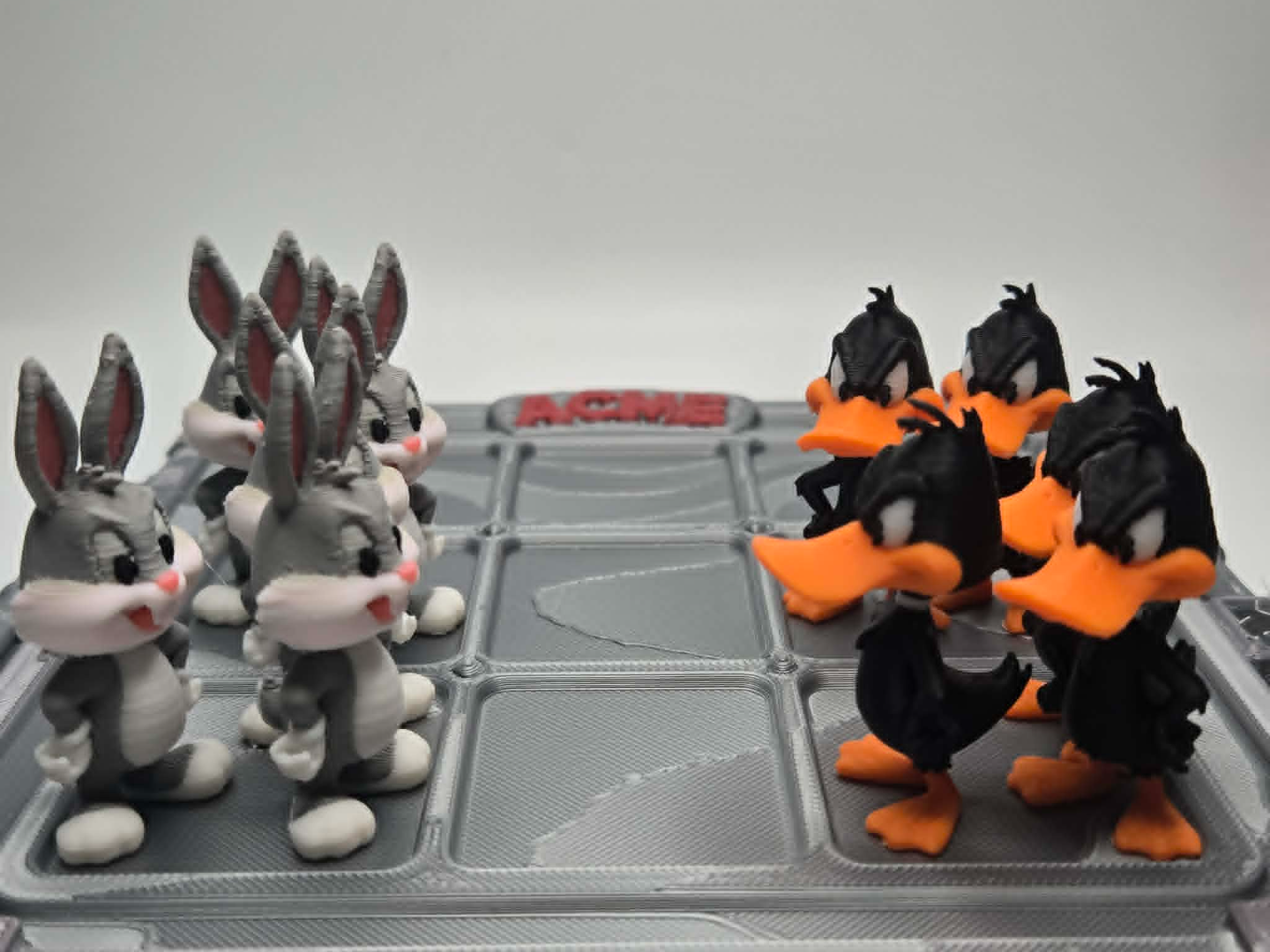 Toon Toss-Up: Bugs vs Daffy Tic Tac Toe