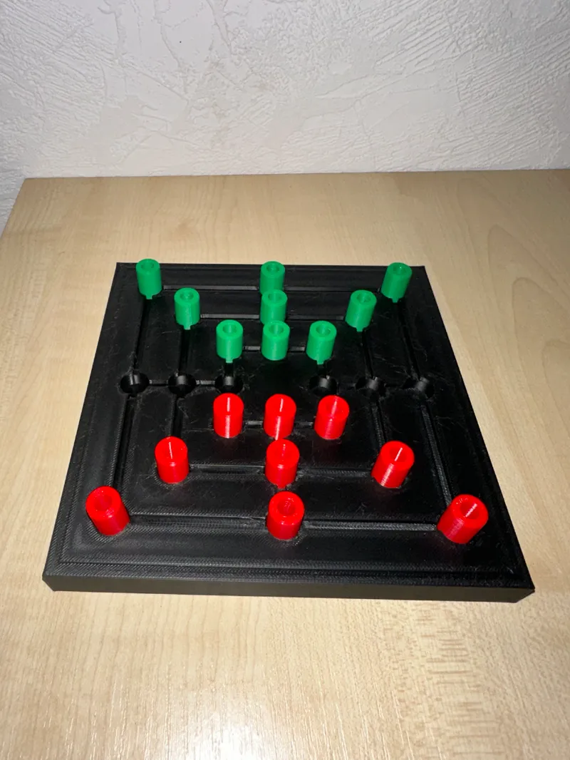 Nine Men´s Morris (Mühle Spiel)