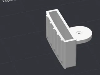 Connection Bracket for Wooden bedrails to frame