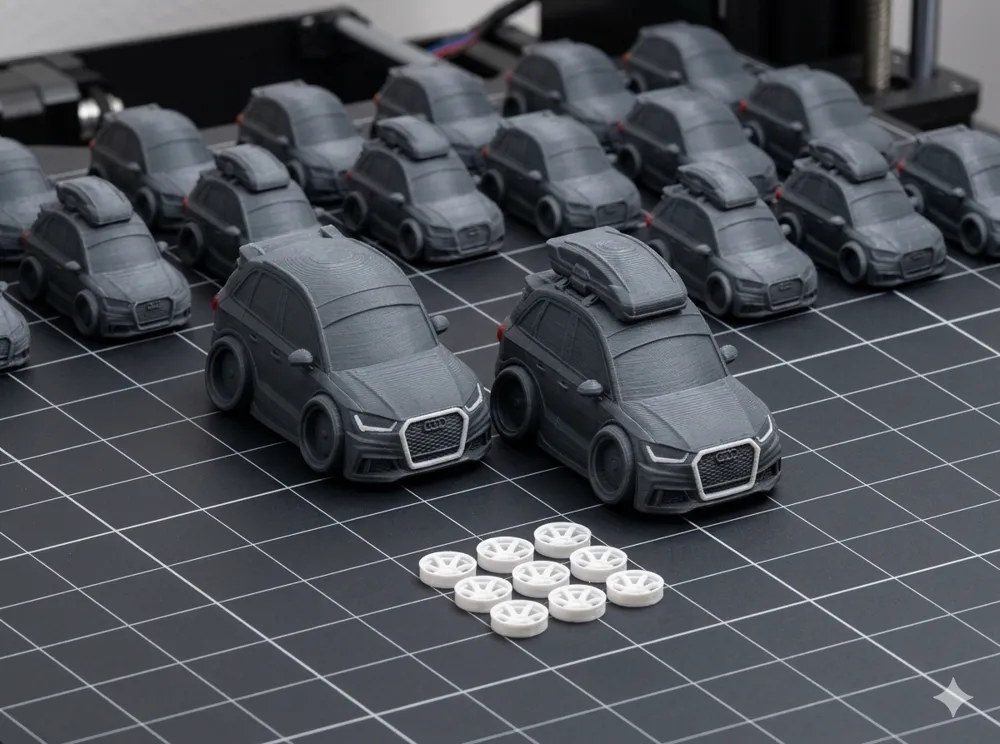 Mini Chibi Audi RS6 Keychain - Free 3D Print Model - MakerWorld