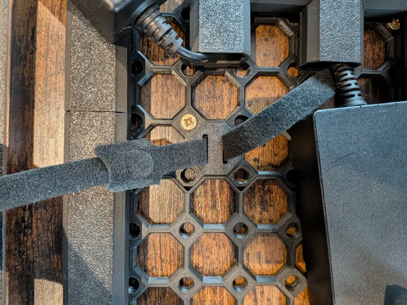 Underware cable tie connector