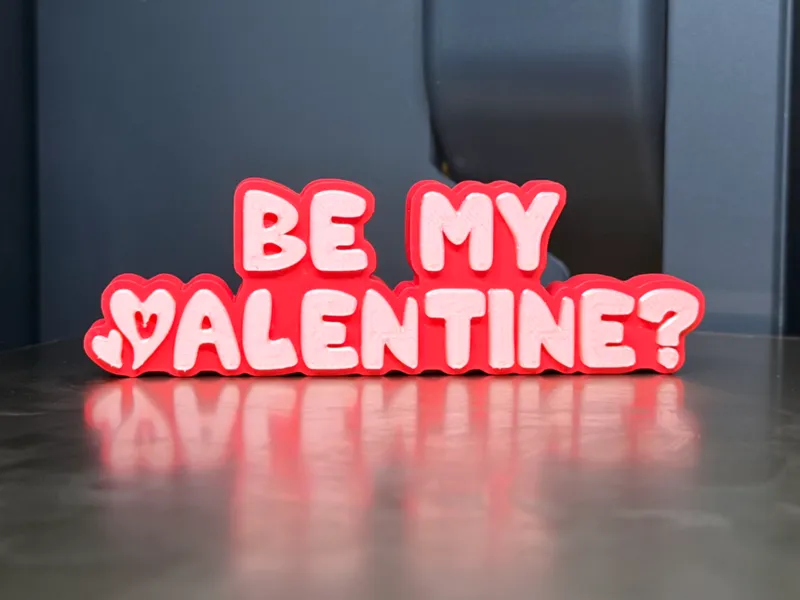 Be My Valentine Question Sign - 3 Sizes