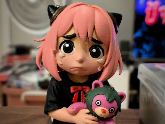 Anya with doll