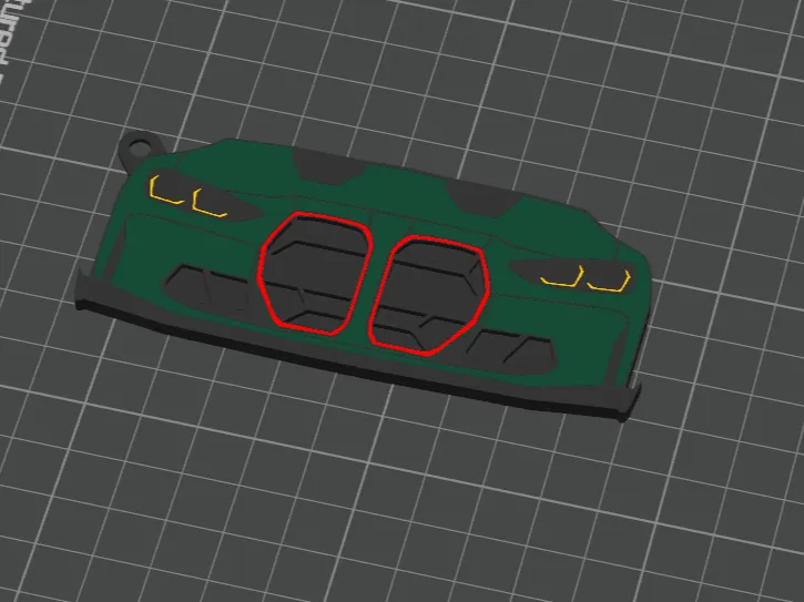 BMW M3 CS KeyChain