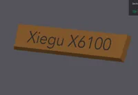 Xiegu X6100 0.2mm layer, 2 walls, 15% infill
