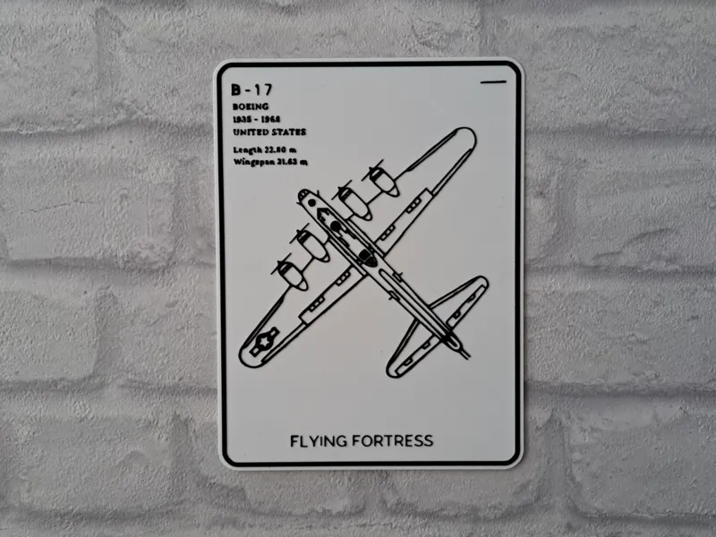 B-17 Flying Fortress - Blueprint
