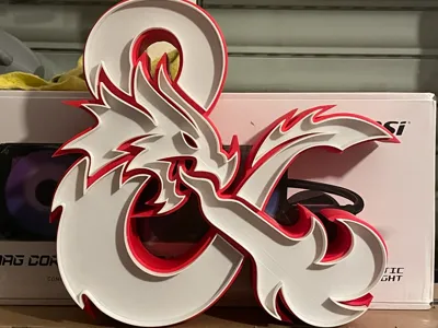 D&D Ampersand Lamp