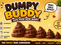 6 piece set, real poop sized