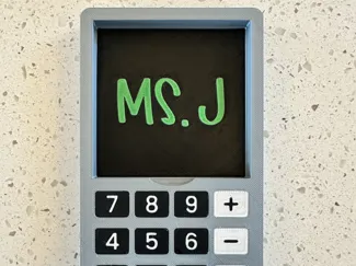 Customizable Sticky Note Holder - Calculator