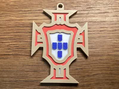 Portugal crest keychain