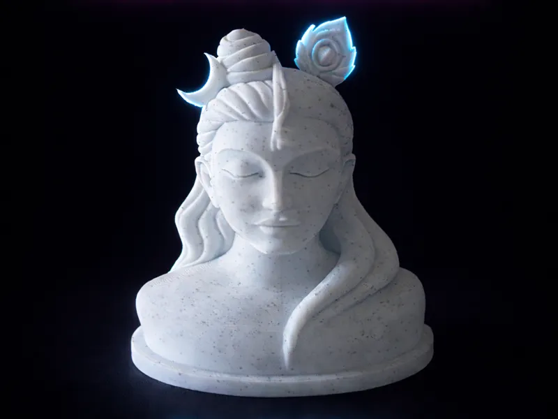 Shiv-Krishna Minimal Fusion Idol