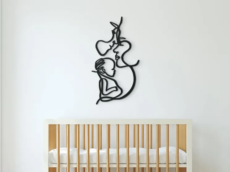 Family Hug Kids Wall Sticker
