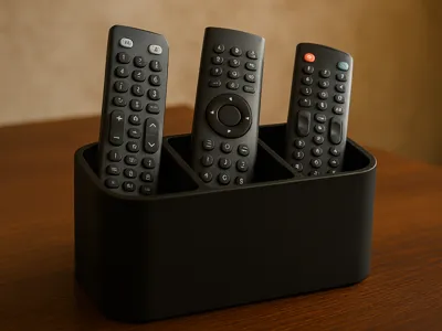 Minimalistic Remote Control Holder